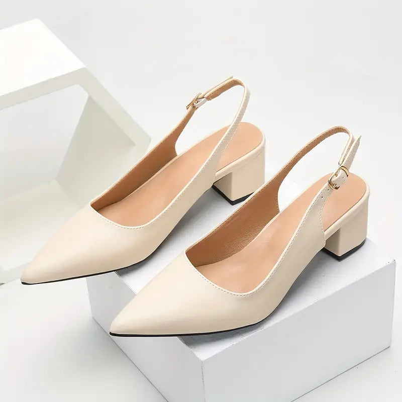 Scarpin Blanc Elegance