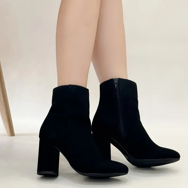 Bota Black Suede